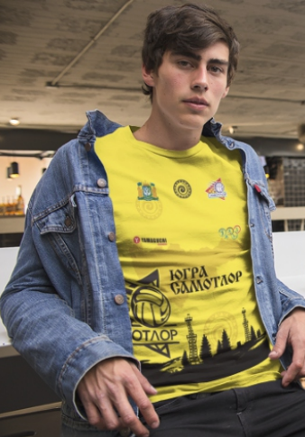 Футболка игровая жёлтая, РЕПЛИКА (54/194)